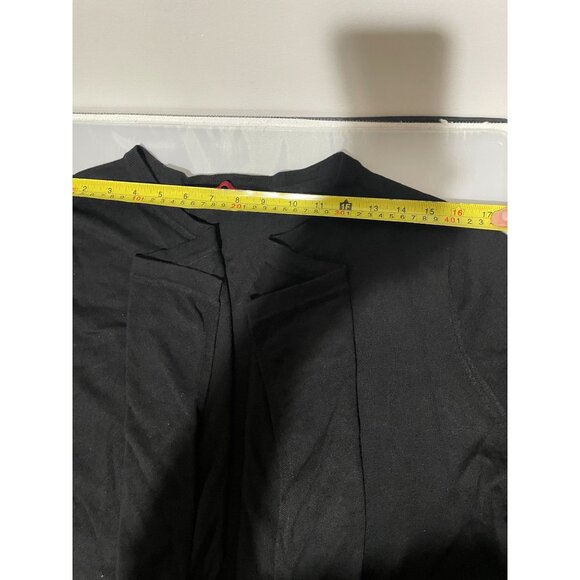 Red Woman's Black Open Front Cardigan 1X - Picture 9 of 11